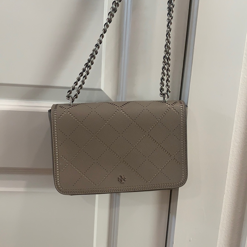 AUTHENTIC Tory Burch Purse with Silver hardware